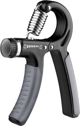 GOCART Fitness Hand Grip Gripper Adjustable Hand Expandera Exerciser Wrist Strength Training Grips finger trainer In Black Color Hand Grip/Fitness Grip