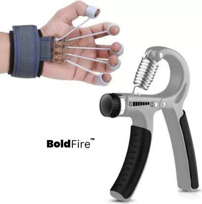 BoldFire Combo Finger Exerciser for Muscle Buildind & Injury Recovery Hand Grip/Fitness Grip
