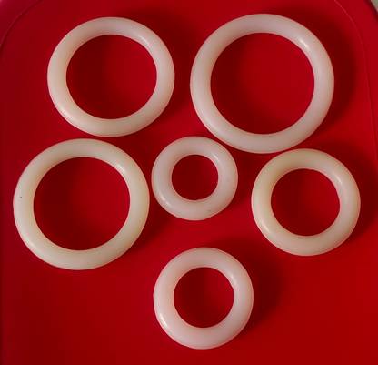 BODY FITNESS Ring pessary silicone Set of 6(1.75".2".2.25", 2.50", 2.75",3") Fixation Ring