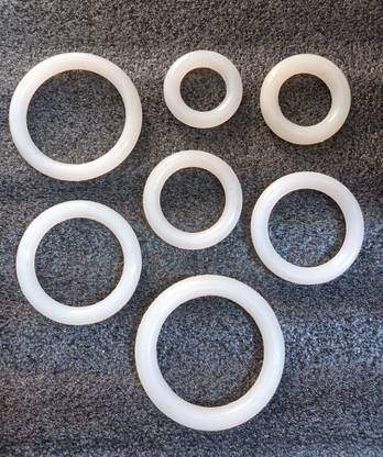 BODY FITNESS Vaginal Ring pessary silicone Set of 7(1.75".2".2.25",2.50",2.75",3",3.25") Fixation Ring