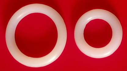 BODY FITNESS Silicon Ring Pessary Set of 2(2 Inch,3 Inch) management of vaginal prolapse Fixation Ring