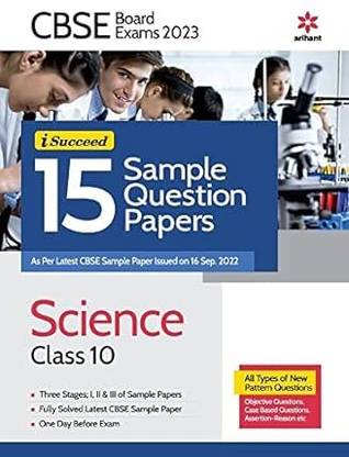 Cbse Board Exam 2023i-Succeed 15 Sample Question Papers Science Class 10