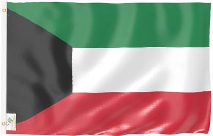 The Flag Company Kuwait Flag - Outdoor Flag 2 ft X 3 ft Rectangle Outdoor Flag