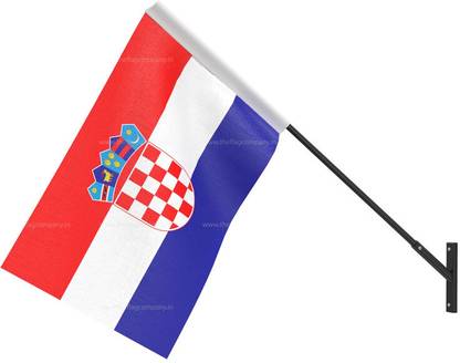 The Flag Company The Flag Company Croatia Flag - Wall Mounted | Flag Size - 12inch x 18inch Rectangle Outdoor Flag