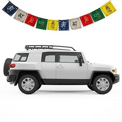 PARTY MIDLINKERZ Tibetan Prayer Flags Rectangle Car Window Flag