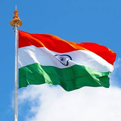 waynir Indian Flag Big Size 3x5 Feets Rectangle Outdoor Flag