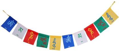 SEGGO Tibetan Buddhist Prayer Flag For 

Royal Enfield Bullet 350 Rectangle Outdoor Flag