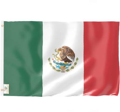 The Flag Company Mexico National Flag - Outdoor Flag 4 ft X 6 ft Rectangle Outdoor Flag