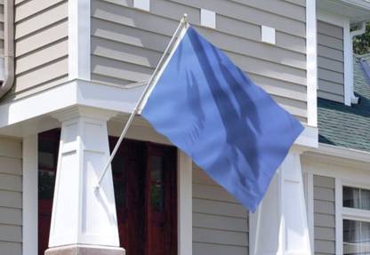 The Flag Company Plain Navy Blue Flags with Brass Grommets 2 X 3 Ft Rectangle Outdoor Flag