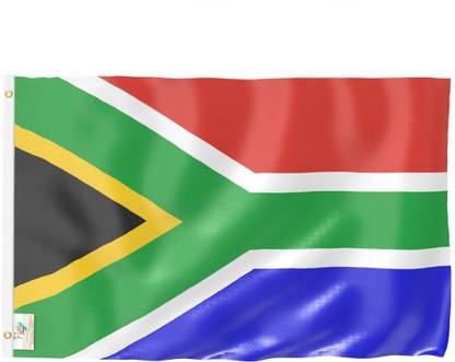 The Flag Company South Africa National Flag - Outdoor Flag 4ft X 6ft Rectangle Outdoor Flag
