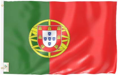 The Flag Company Portugal National Flag - Outdoor Flag 2ft X 3ft Rectangle Outdoor Flag