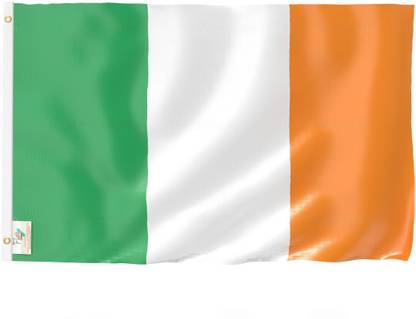 The Flag Company Ireland Flag - Outdoor Flag 2' X 3' Rectangle Outdoor Flag