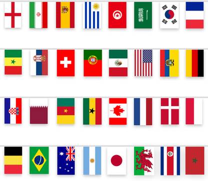 PALAY 32 country flag Rectangle Hand Flag