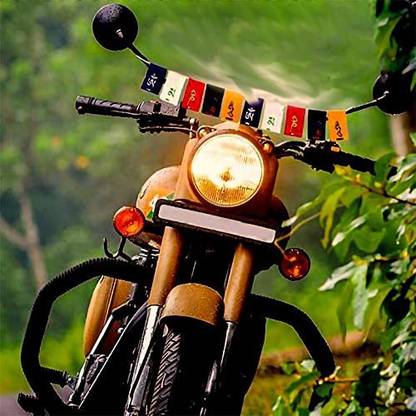 PARTY MIDLINKERZ Tibetian Buddhist Prayer Flags for Bike Rectangle Outdoor Flag