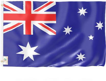 The Flag Company Australia Flag - 3 ft X 4.5 ft Rectangle Outdoor Flag