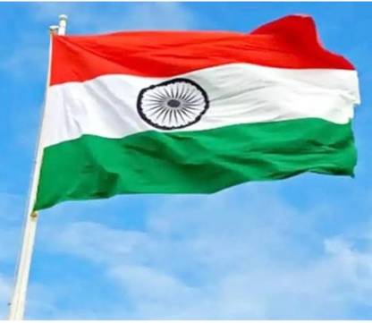 S K INDUSTRIES Indian National Flag Rectangle Outdoor Flag