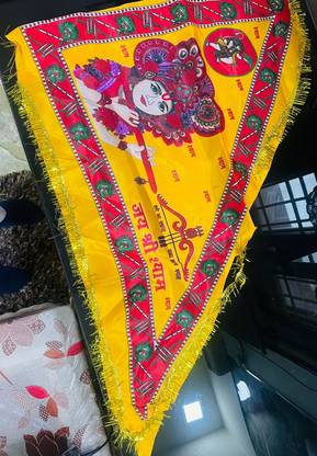 KRISHNA WITH LAISE Triangle Hand Flag
