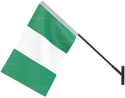 The Flag Company The Flag Company Nigeria Flag - Wall Mounted | Flag Size - 12inch x 18inch Rectangle Outdoor Flag
