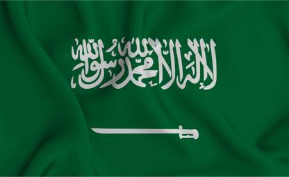 The Flag Company Saudi Arabia Flag - Outdoor Flag 4 ft X 6 ft Rectangle Outdoor Flag