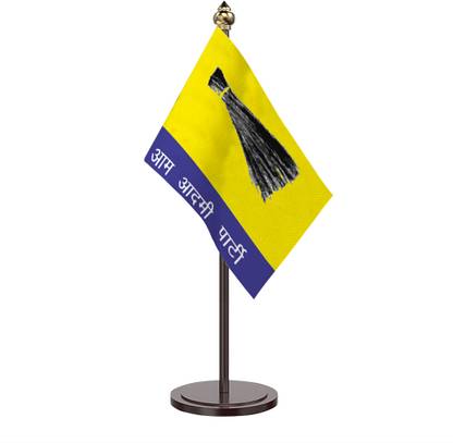 The Flag Company AAP party Flag - Black Acrylic Base Rectangle Table Miniature Flag