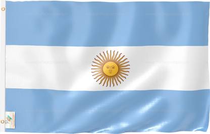 The Flag Company Argentina National Flag - Outdoor Flag 2 ft X 3 ft Rectangle Outdoor Flag