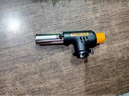 VISYA BEAUTY Butane gas Fire Blow Torch Lighter,Flame - One touch Ignition Flambe Torch Flambe Torch