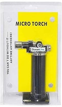 MICRO TORCHES Butane Torch with Dual Flame Mode Refillable Kitchen Torch Lighter Flambe Torch