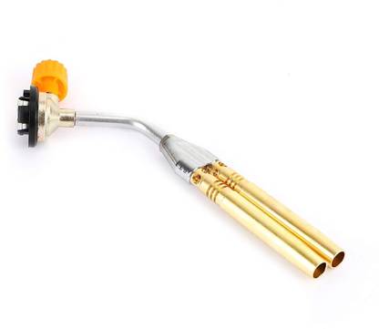 M&M HARIS Double Nozzle Butane Heat Gun/Torch For Copper Pipe Welding & Brazing, Camping / Flambe Torch