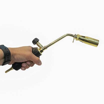 RAJKOT JWLLERY TOOLS LPG flamethrower Gun with Size 30cm and Flat Handle (With 5no Burner) Flambe Torch