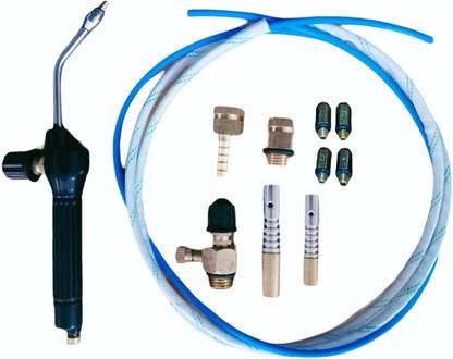 Devent DE040 - Soldering Mini Flamethrower Gun with 2 Attachments / Soldering Torch Flambe Torch