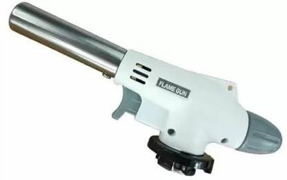 Crystel Durable Gas Flamethrower Butane Burner Auto Ignition Camping BBQ Tools Flambe Torch
