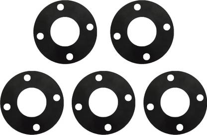 Implemental Rubber Flange Gasket (Pack of 5) (2 Inch) Flat Flange