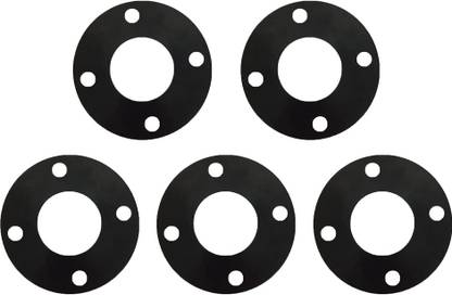 B K Jagan and Co Rubber Flange Gasket 4 Inch- Pack of 5 Lap Joint Flange