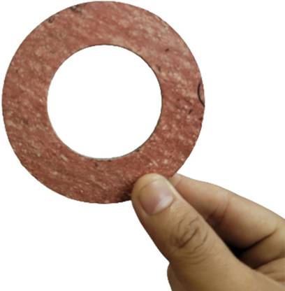 Implemental Flange Sealing Gasket Red (Pack of 5) (1 Inch) Flat Flange