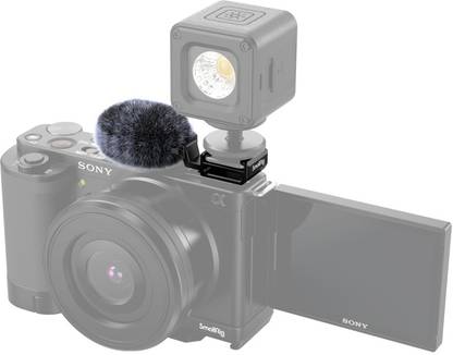 SmallRig Cold Shoe Adapter with Furry Windshield ZV-E1 / ZV-1F / ZV-E10 / ZV-1 Flash Shoe Adapter