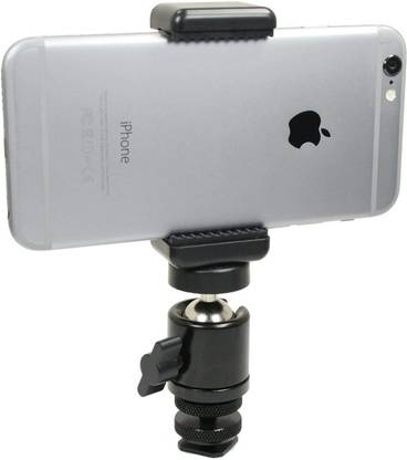 TECHGEAR Hot Shoe Adapter Set for use with DLSR or Tripod. Easily Attach Phone Mount Flash Shoe Adapter