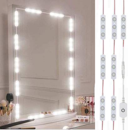होल्ड अप Led Vanity Mirror Lights, Hollywood Style Vanity Make Up Light फ्लैश
