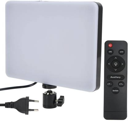 POZUB LED Studio Stream/Makeup Photography Panel Light Remote Control Camping Video Flash
