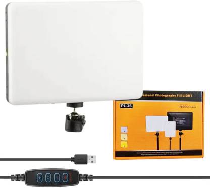 RETRACK PL-26 Rectangular LED Fill Light Studio Spotlight Photography with remote & Head Flash