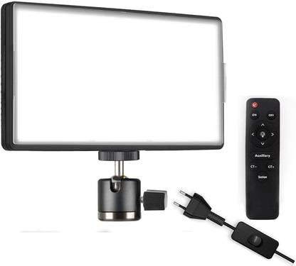 POZUB 11inch Photography LED Lighting Panel Light Remote Control for Live Stream Video Flash