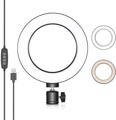 RENTOOR New Price 10" Portable LED Ring Light YouTube Photo Shoot Video Live Stream Flash