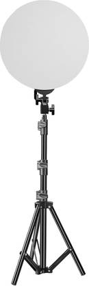 FKU 12inch LED Round Fill Light with Touch Assist with 9ft Tripod Flash