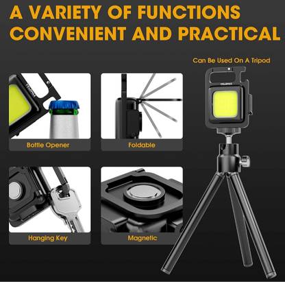 Oximus Small Led Flashlight USB Rechargeable, 4 Modes, Lumens, Portable Pocket Lights Flash