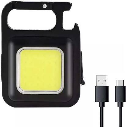 ZOKMOB New Arrival Keychain Light LED Rechargeable Magnetic, Mini COB Emergency Halogen Flash