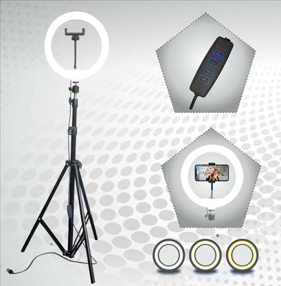 airtech Mobile light for best video chatting experience 10 dimmable light mode Ringstand Ring Flash