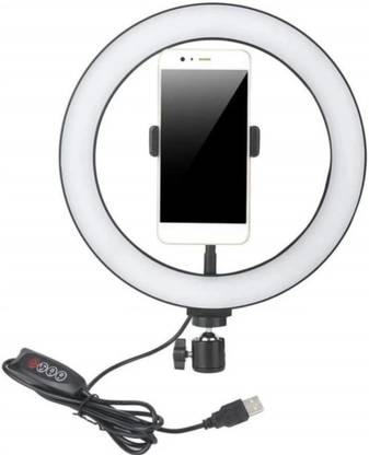 AGH 12 Inch LED Selfie Ring Light with Mobile Holder | 3 mode Ring Flash Ring Flash