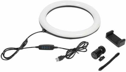 CandyCrystals LED Light 10 Inch With Cell Phone Holder Without Tripod Stand Ring Flash