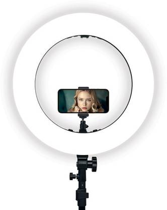 NOVALUX Professional 18 inch 65Watt Ring Light with Remote & Digital Display for YouTube Ring Flash