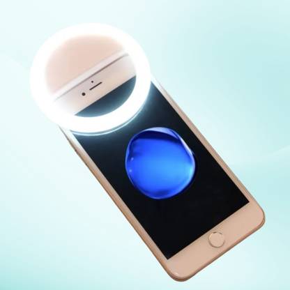 SANNO WORLD Mini LED Ring Light – 3 Brightness Levels Ring Flash