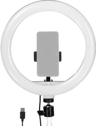 Prolite Ring Light 10 inch LED Light with Mobile Holder | Color & Brightness Control | Ring Flash